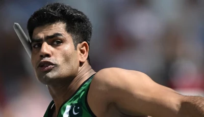 pakistan s javelin star arshad nadeem will aim to bounce back photo afp file