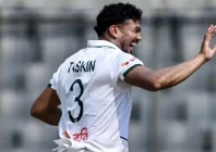 bangladesh fast bowler taskin ahmed will finally get the chance to face australia on their home soil photo afp