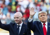 us president donald trump and fifa president gianni infantino waves to spectators at the world cup final last month photo afp file us president donald trump and fifa president gianni infantino waves to spectators at the world cup final last month photo afp file