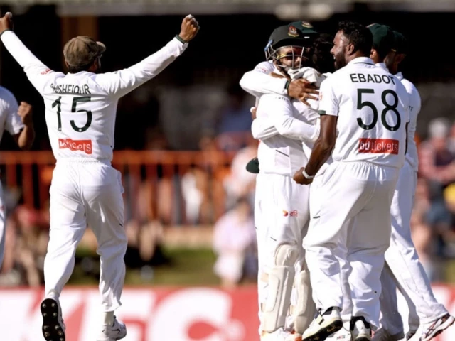 bangladesh secured their maiden test victory in australia after defeating the hosts by nine wickets in a dominant display in darwin photo afp file bangladesh secured their maiden test victory in australia after defeating the hosts by nine wickets in a dominant display in darwin photo afp file
