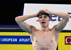 france s leon marchand stormed to 200m butterfly gold in 1 51 72 to claim his first european title photo afp