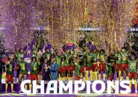 cameroon s football team celebrates after winning the women s afcon 2026 final against malawi in rabat morocco photo reuters cameroon s football team celebrates after winning the women s afcon 2026 final against malawi in rabat morocco photo reuters