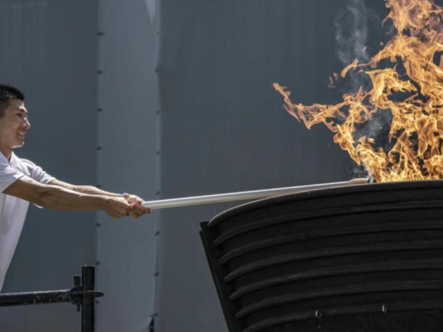 the asian games held a torch lighting ceremony in tokyo on tuesday photo afp the asian games held a torch lighting ceremony in tokyo on tuesday photo afp