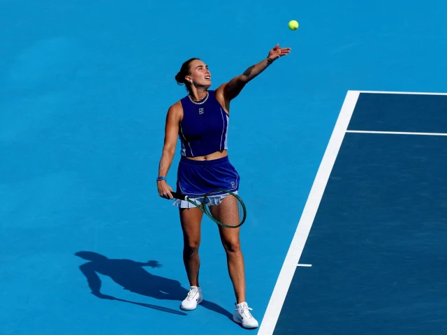 world number one aryna sabalenka returns a shot in a victory over china s wang xinyu at the wta and atp cincinnati masters photo afp world number one aryna sabalenka returns a shot in a victory over china s wang xinyu at the wta and atp cincinnati masters photo afp