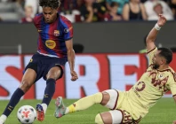 barcelona s spanish forward lamine yamal will lead a new look attacking line for the champions photo afp barcelona s spanish forward lamine yamal will lead a new look attacking line for the champions photo afp