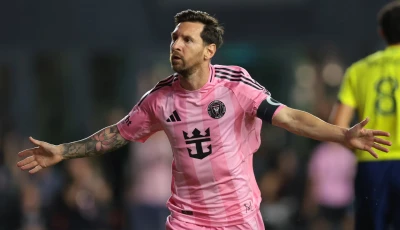 lionel messi scored his 14th mls goal as inter miami fell 2 1 to toronto fc photo reuters