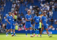 brighton lanched their premier league campaign with a dominant 4 0 win over 10 man aston villa photo afp