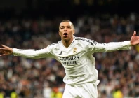 kylian mbappe scored a brilliant hat trick to help real madrid thrash real sociedad 4 1 in la liga photo reuters