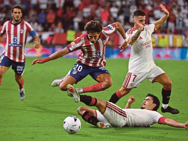 rodrigo mendoza left is challenged by sevilla s spanish defender 04 kike salas during the spanish league football match photo afp rodrigo mendoza left is challenged by sevilla s spanish defender 04 kike salas during the spanish league football match photo afp