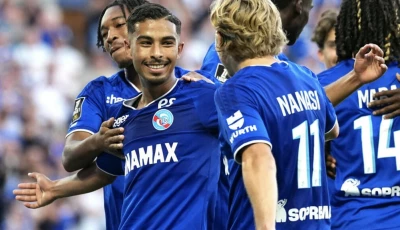 gessime yassine scored twice as strasbourg beat lens in ligue 1 photo afp