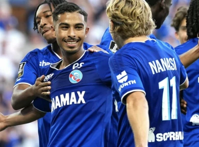 strasbourg fight back to beat lens in ligue 1