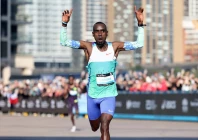 ethiopia s addisu gobena crosses the finish line to win the sydney marathon photo reuters ethiopia s addisu gobena crosses the finish line to win the sydney marathon photo reuters