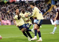 bukayo saka scored the only goal photo afp