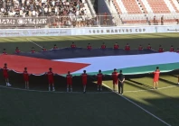 the palestinian football association resumed activity after a nearly three year pause due to the gaza war photo afp