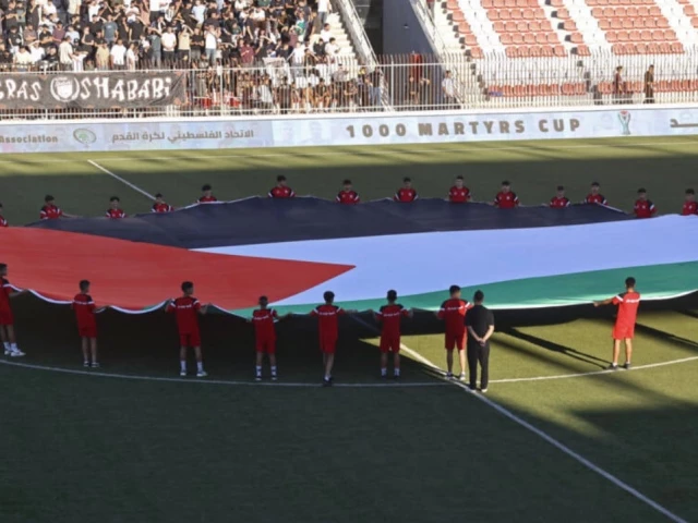 Palestinian football marks return
