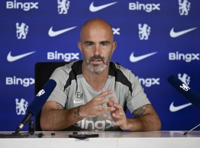 maresca says spotlight not on him ahead of manchester derby maresca says spotlight not on him ahead of manchester derby