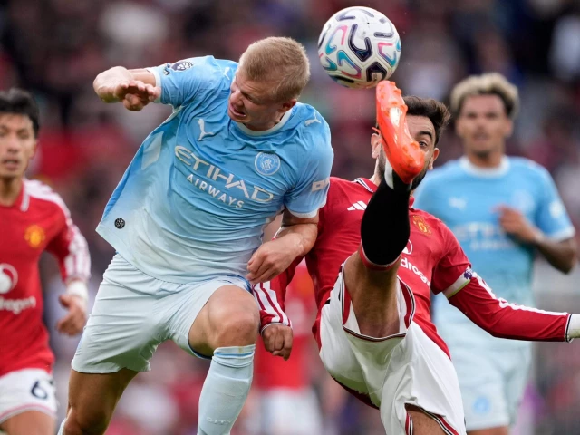 erling haaland fired 10 man manchester city to a memorable 1 0 victory over manchester united photo afp erling haaland fired 10 man manchester city to a memorable 1 0 victory over manchester united photo afp