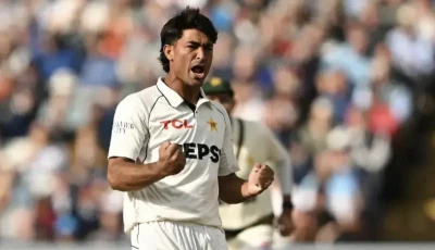pakistan s razaullah delivered a notable performance in his test debut against england photo afp