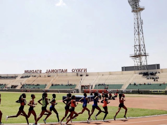 runners compete during the women s 5000 meters run at iaaf world athletics championships national trials at the nyayo national stadium nairobi photo reuters runners compete during the women s 5000 meters run at iaaf world athletics championships national trials at the nyayo national stadium nairobi photo reuters