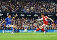 arsenal s max dowman scores their first goal photo reuters