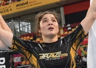 pakistan s manesha ali reacts after defeating angola s leonela isabel blaiye in their immaf world cup bout in luanda angola on september 20 2026 photo pakmma federation