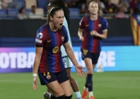 ewa pajor celebrates scoring her second goal against paris fc photo afp