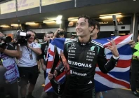 george russell edges out max verstappen to win the azerbaijan grand prix photo afp