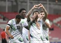 troy parrott made a heart sign with his hands after opening the scoring on 14 minutes photo afp troy parrott made a heart sign with his hands after opening the scoring on 14 minutes photo afp