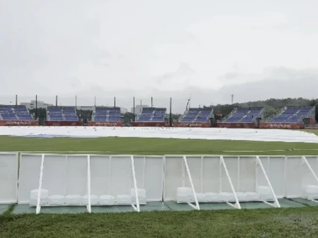 an empty stadium after rain washed out the asian games men s cricket quarter final between pakistan and hong kong china in nisshin japan photo pcb an empty stadium after rain washed out the asian games men s cricket quarter final between pakistan and hong kong china in nisshin japan photo pcb