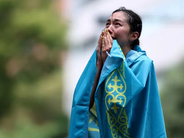 Kazakh race walker’s Asian Games gold stripped