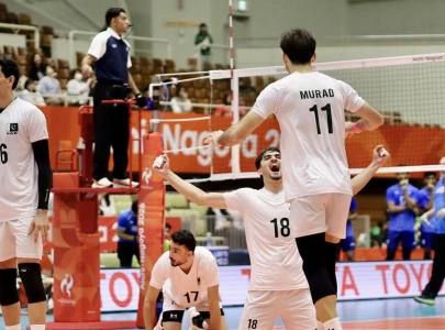 pakistan demolish india to storm into volleyball semis pakistan demolish india to storm into volleyball semis