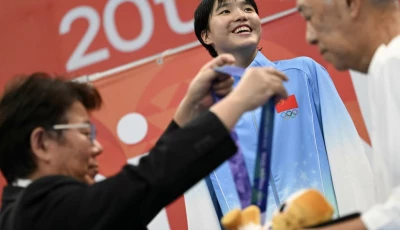 china s yu zidi was one of the stars of the games photo afp