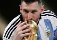 lionel messi kisses the fifa world cup trophy during the trophy ceremony after argentina won the qatar 2022 world cup final photo afp lionel messi kisses the fifa world cup trophy during the trophy ceremony after argentina won the qatar 2022 world cup final photo afp