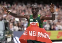 kenya s eliud kipchoge won his first marathon in three years at melbourne photo afp