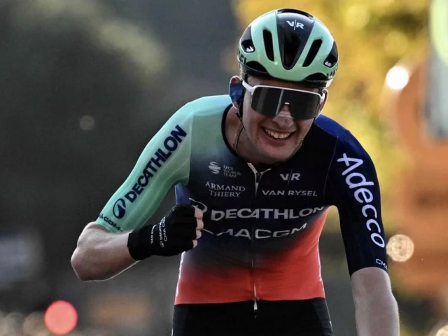 paul seixas celebrates as he wins the giro di lombardia photo afp paul seixas celebrates as he wins the giro di lombardia photo afp