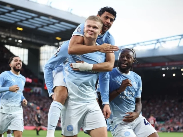 Man City shrug off uncertain future to beat 10-man Liverpool