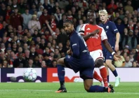 bukayo saka slots home arsenal s third goal from close range photo reuters