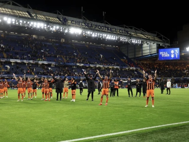 shakhtar from the east of ukraine are using chelsea s ground as the base for their european fixtures this season photo afp shakhtar from the east of ukraine are using chelsea s ground as the base for their european fixtures this season photo afp