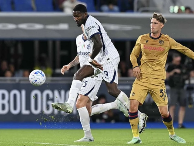 marcus thuram scored as serie a leaders inter milan fought back to beat bologna photo afp marcus thuram scored as serie a leaders inter milan fought back to beat bologna photo afp