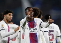 germain s ousmane dembele celebrates scoring their second goal photo reuters