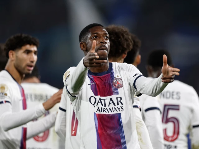 germain s ousmane dembele celebrates scoring their second goal photo reuters germain s ousmane dembele celebrates scoring their second goal photo reuters