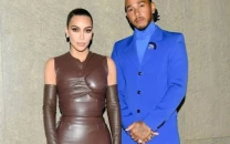 kim kardashian and lewis hamilton make first public appearance at super bowl 2026