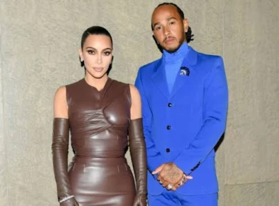 kim kardashian and lewis hamilton make first public appearance at super bowl 2026