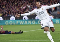 real madrid s french forward 10 kylian mbappe celebrates scoring his team s second goal during the spanish league football match photo afp real madrid s french forward 10 kylian mbappe celebrates scoring his team s second goal during the spanish league football match photo afp