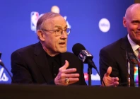 rick adelman speaks during the 2023 chuck daly lifetime achievement award press conference prior to game two of the 2023 nba finals between he miami heat and the denver nuggets photo afp rick adelman speaks during the 2023 chuck daly lifetime achievement award press conference prior to game two of the 2023 nba finals between he miami heat and the denver nuggets photo afp