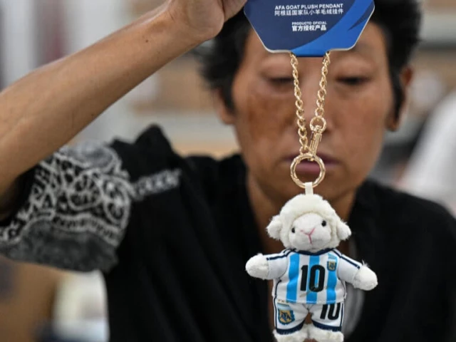 Messi plushies see roaring trade
