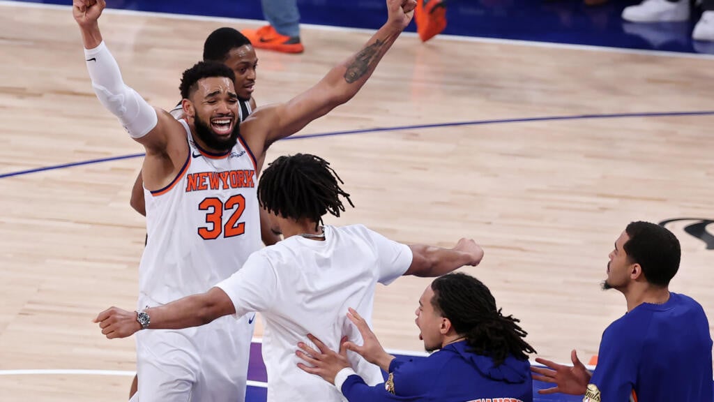 Knicks rally from record deficit to move within one win of NBA title