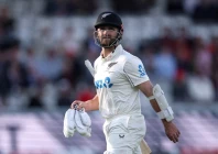 new zealand s kane williamson walks off after losing his wicket to the bowling of england s josh tongue photo reuters