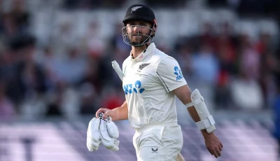 new zealand s kane williamson walks off after losing his wicket to the bowling of england s josh tongue photo reuters