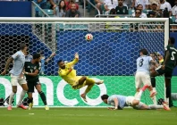 saudi arabia s goalkeeper mohammed al owaisclears the ball during the 2026 world cup group h match photo afp saudi arabia s goalkeeper mohammed al owaisclears the ball during the 2026 world cup group h match photo afp